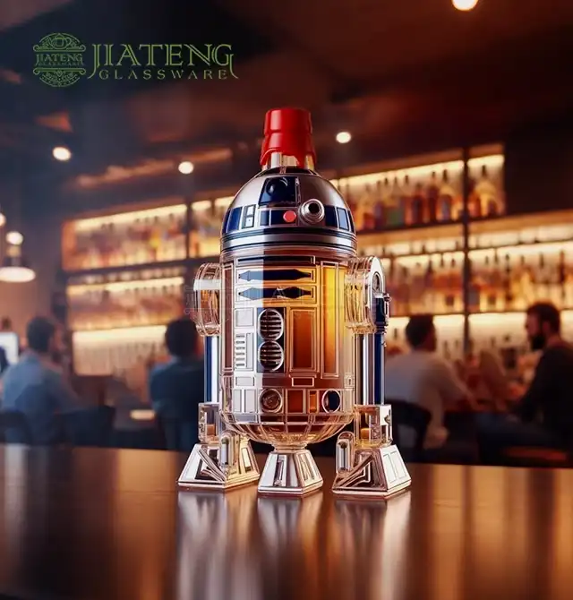 Which Star Wars liquor bottles have the most distinctive bottle shapes?